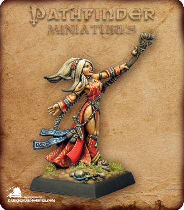 Pathfinder Miniatures: Seoni, Iconic Female Human Sorceress - Original (painted by Derek Schubert)