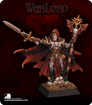 Warlord: Necropolis - Malek the Hated, Mage (painted by Anne Foerster)