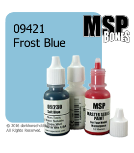 Master Series Paint: Bones Colors - 09421 Frost Blue (1/2 oz)