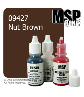 Master Series Paint: Bones Colors - 09427 Nut Brown (1/2 oz)
