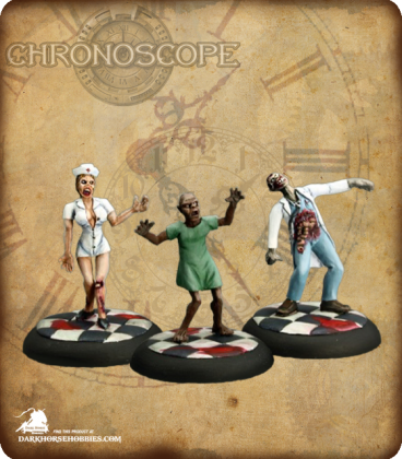 Chronoscope (Survivors): Zombies: Doctor, Nurse, and Patient (painted by Martin Jones)