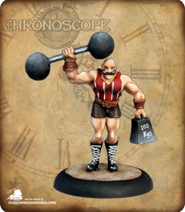 Chronoscope: Herq, Circus Strong Man (painted by Martin Jones)