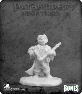 Pathfinder Bones Miniatures: Lem, Iconic Halfling Bard