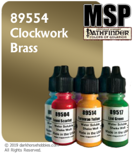 Master Series Paint: Pathfinder Colors - 89554 Clockwork Brass (1/2 oz)