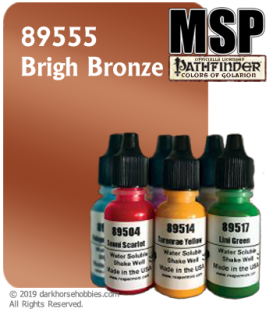 Master Series Paint: Pathfinder Colors - 89555 Brigh Bronze (1/2 oz)