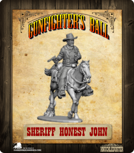 Gunfighter's Ball: Honest John Mounted Figure