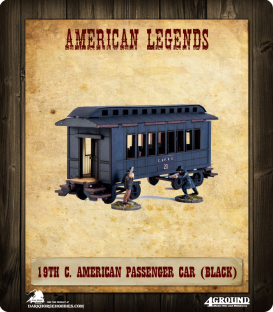 American Legends: 19th C. American Passenger Car (Black)