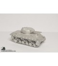 10mm World War II: American - M4A3 Sherman tank w/ late HVSS - 75mm (late turret)