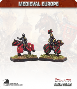 10mm European Late Medieval: Mounted Generals