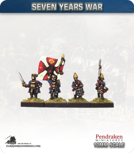 10mm Seven Years War: Prussian Fusilier Foot - March Attack