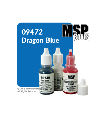 Master Series Paint: Bones Colors - 09472 Dragon Blue (1/2 oz)