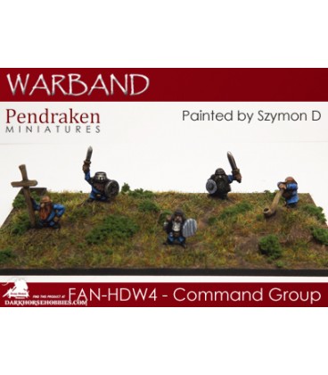 10mm Fantasy Hill Dwarves: Command Group