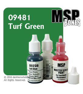 Master Series Paint: Bones Colors - 09481 Turf Green (1/2 oz)