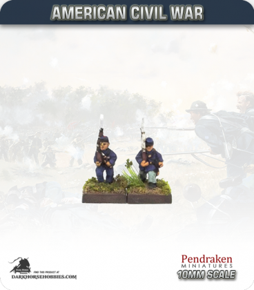 10mm American Civil War: Union Foot - Marching (right shoulder shift)