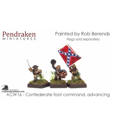 10mm American Civil War: Confederate Foot Command - Advancing