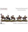 10mm American Civil War: Confederate Cavalry with Command