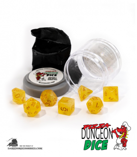 Pizza Dungeon Dice: Gem Yellow