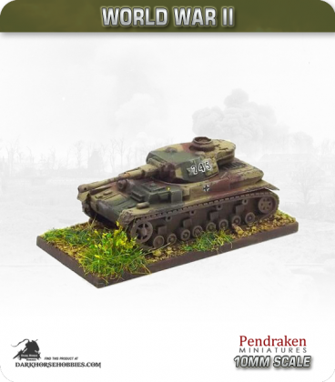 10mm World War II: German - Panzer IV F2 Medium Tank