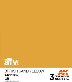 Acrylic 3G Paint: AFV - British Sand Yellow