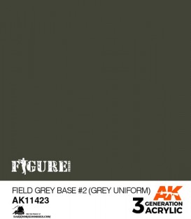 Acrylic 3G Paint: Figure Series - Field Grey Base No.2 (Grey Uniform) (17ml)