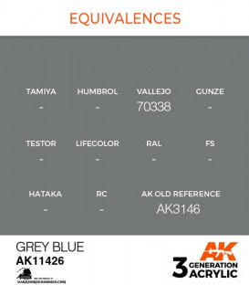 Acrylic 3G Paint: Figure Series - Grey Blue (17ml)