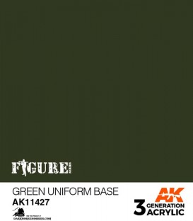 Acrylic 3G Paint: Figure Series - Green Uniform Base (17ml)