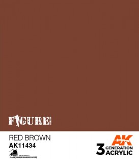 Acrylic 3G Paint: Figure Series - Red Brown (17ml)
