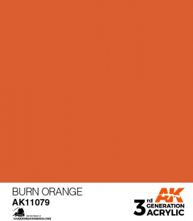 Acrylic 3G Paint: Burn Orange