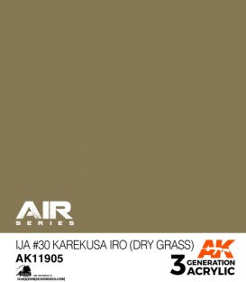 Acrylic 3G Paint: AIR Series - IJA No.30 Karekusa iro (Dry Grass) (17ml)