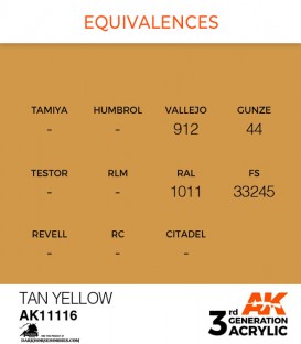 Acrylic 3G Paint: Tan Yellow