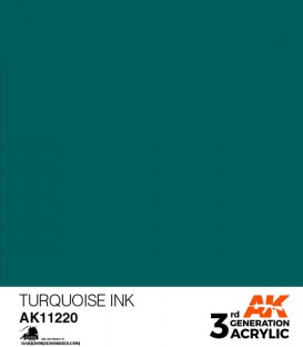 Acrylic 3G Paint: Turquoise (Ink)