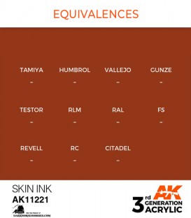 Acrylic 3G Paint: Skin (Ink)