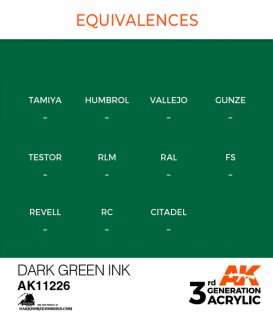 Acrylic 3G Paint: Dark Green (Ink)