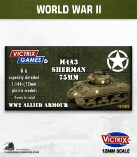 12mm World War II: Sherman M4A3 75mm