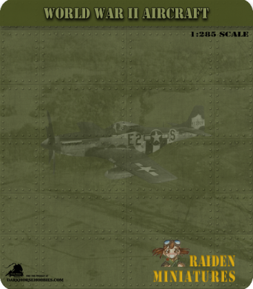 1:285 Scale: Republic P-47D Thunderbolt (Razorback)