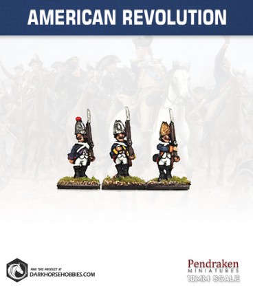 10mm American Revolution: Hessian Grenadiers - Standing