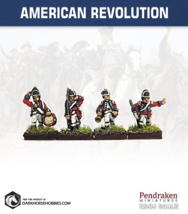 10mm American Revolution: British Light Infantry Command
