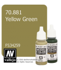 Vallejo Model Color: Yellow Green (17ml)