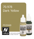 Vallejo Model Color: Dark Yellow (17ml)
