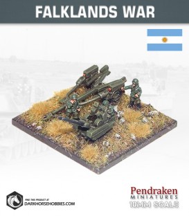 10mm Falklands War: Argentinian 20mm Rheinmetall with Trailer and Crew