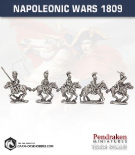 10mm Napoleonic Wars (1809): Wurttemberg Jager zu Pferd