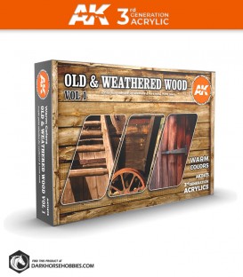 Acrylic 3G Paint: General - Old Weathered Wood Vol 1