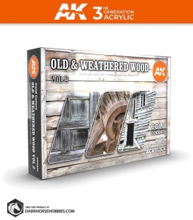 Acrylic 3G Paint: General - Old Weathered Wood Vol 2