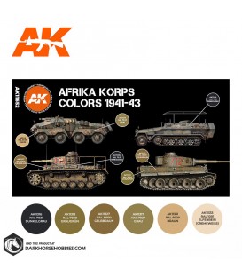 Acrylic 3G Paint: AFV - Afrika Corps Colors 1941-43