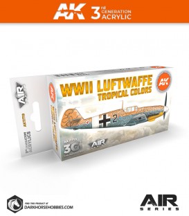 Acrylic 3G Paint: AIR - WWII Luftwaffe Tropical Colors