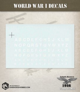 Decals (1:300): White Identification Letters