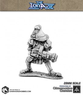 28mm Ion Age: Prydian - Retained Knight (Minstrel Taser)