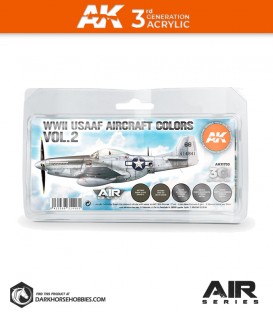 Acrylic 3G Paint: AIR - WWII USAAF Aircraft Colors Vol 2~