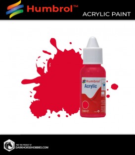 Humbrol Acrylic No 238 Red Arrow Gloss (14ml)