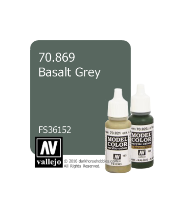 Vallejo Model Color: Basalt Grey (17ml)